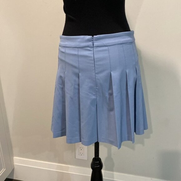 Women's Aritzia Sunday Best Micro Skirt Pleated Light Blue - Picture 5 of 12